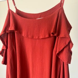 Mossimo burnt orange spaghetti strap top